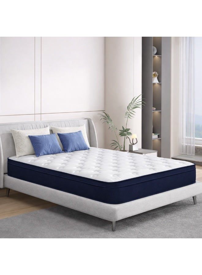 Rexal Home Euro Dream Hybrid Pocket Spring Mattress 30cm (200 × 200 × 30 cm) – Medium Firm Orthopedic Memory Foam Gel Super King Mattress for Back Pain Relief, Motion Isolation & Deep Sleep Comfort - Image 2